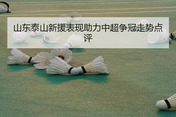 山东泰山新援表现助力中超争冠走势点评 | 3377sports